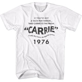 Carrie Had the Power White Tall T-shirt