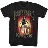 Carrie White Crown Glowing Black T-shirt