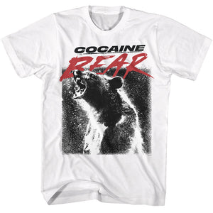 Cocaine Bear Movie Poster White T-shirt