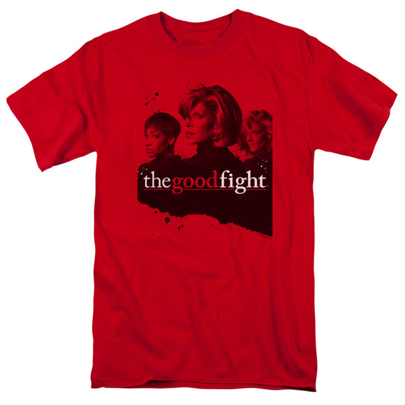 The Good Fight T-Shirt Cast Red Tee - Yoga Clothing for You