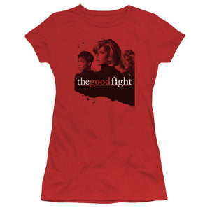 The Good Fight Juniors T-Shirt Cast Red Tee - Yoga Clothing for You