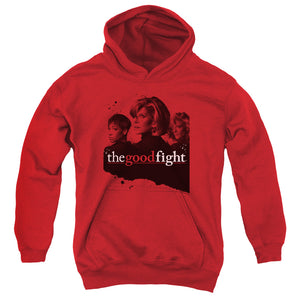 The Good Fight Kids Hoodie Cast Red Hoody - Yoga Clothing for You