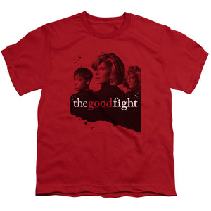 The Good Fight Kids T-Shirt Cast Red Tee - Yoga Clothing for You
