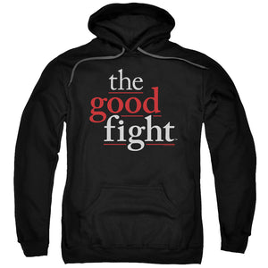The Good Fight Hoodie Logo Black Hoody - Yoga Clothing for You