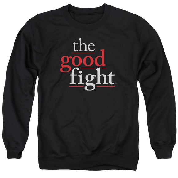 The Good Fight Sweatshirt Logo Black Pullover - Yoga Clothing for You