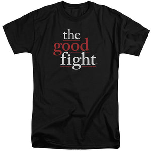 The Good Fight Tall T-Shirt Logo Black Tee - Yoga Clothing for You