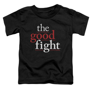 The Good Fight Toddler T-Shirt Logo Black Tee - Yoga Clothing for You