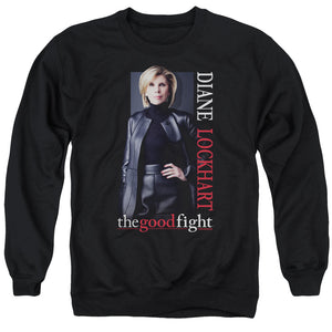 The Good Fight Sweatshirt Diane Black Pullover - Yoga Clothing for You