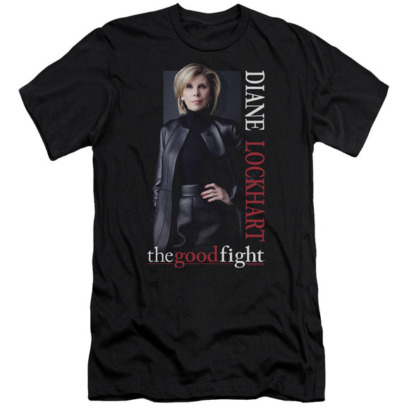 The Good Fight Premium Canvas T-Shirt Diane Black Tee - Yoga Clothing for You
