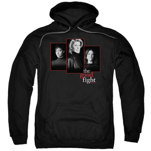 The Good Fight Hoodie Cast Headshots Black Hoody - Yoga Clothing for You