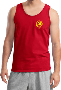 CCCP Tank Top Crest Pocket Print Tanktop - Yoga Clothing for You