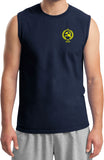 CCCP T-shirt Crest Pocket Print Muscle Tee - Yoga Clothing for You