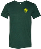CCCP T-shirt Crest Pocket Print Tri Blend Tee - Yoga Clothing for You