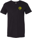 CCCP T-shirt Crest Pocket Print Tri Blend Tee - Yoga Clothing for You