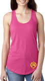 Ladies CCCP Tank Top Crest Bottom Print Ideal Racerback - Yoga Clothing for You