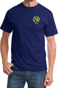 CCCP T-shirt Crest Pocket Print Tee - Yoga Clothing for You