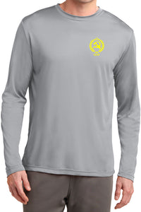 CCCP Tee Crest Pocket Print Moisture Wicking Long Sleeve - Yoga Clothing for You