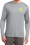 CCCP Tee Crest Pocket Print Moisture Wicking Long Sleeve - Yoga Clothing for You
