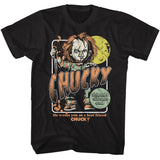 Chucky Friends Till The End Full Moon Black T-shirt