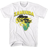 Coming to America Zamunda Crest Flag Adult T-shirt - White - Yoga Clothing for You