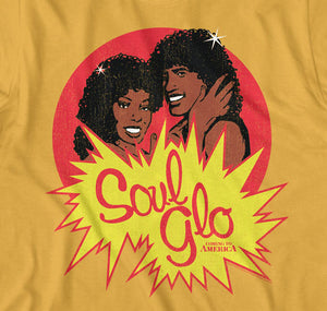 Coming to America Soul Glow Adult T-shirt - Gold - Yoga Clothing for You