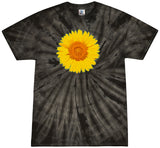 Yoga Clothing For You Adult Sunflower Tie Dye Tee - Spider Black - Yoga Clothing for You