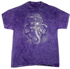 Mens 3D Ganesha Tie Dye Tee Shirt - Yoga Clothing for You