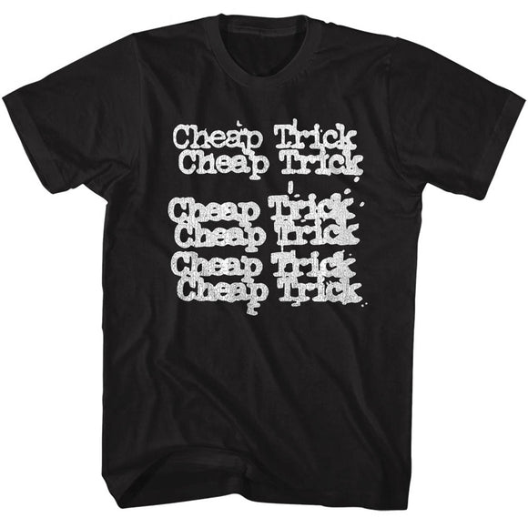 Cheap Trick Tall T-Shirt Logo Black Tee - Yoga Clothing for You