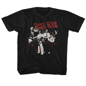 Cheap Trick Toddler T-Shirt Band Autographs Black Tee - Yoga Clothing for You