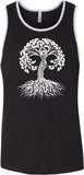 White Celtic Tree Premium Yoga Tank Top - Yoga Clothing for You
