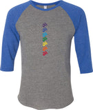 Chakra OMS Eco Raglan 3/4 Sleeve Yoga Tee Shirt - Yoga Clothing for You