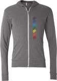 Chakra OMS Triblend Full-Zip Hoodie Yoga Tee Shirt - Yoga Clothing for You