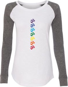 Chakra OMS Preppy Patch Yoga Tee Shirt - Yoga Clothing for You