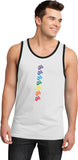 Chakra OMS 100% Cotton Ringer Yoga Tank Top - Yoga Clothing for You