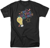 The Electric Company Retro TV Show Adult T-shirt - Black - Yoga Clothing for You