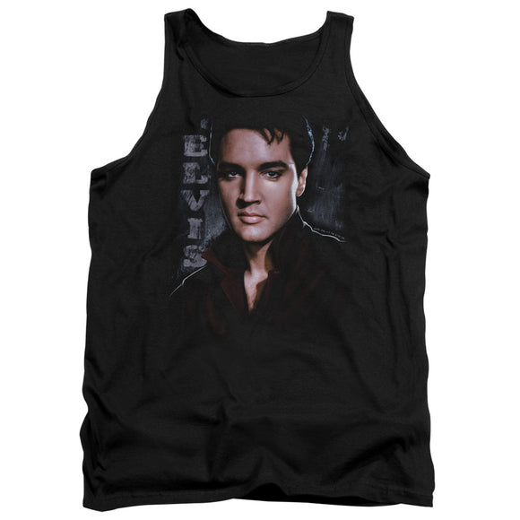 Elvis Presley Tanktop Serious Pose Black Tank - Yoga Clothing for You