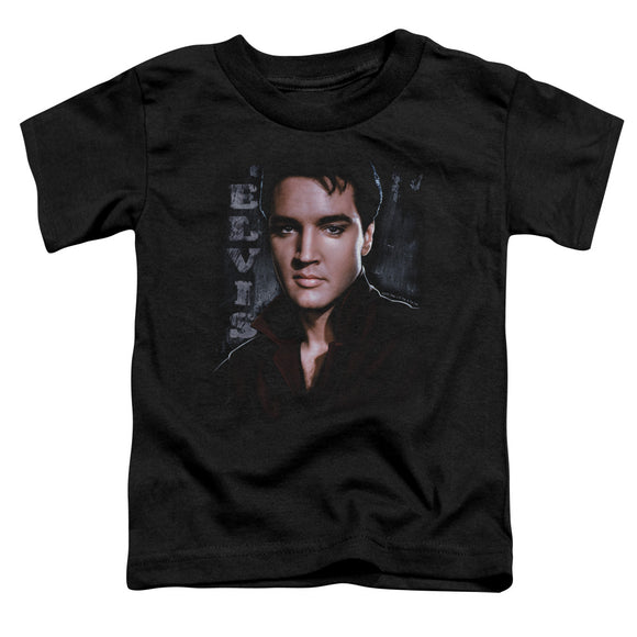 Elvis Presley Toddler T-Shirt Serious Pose Black Tee - Yoga Clothing for You