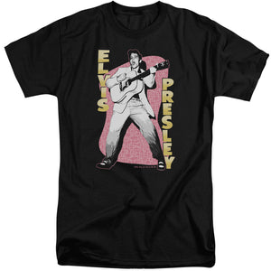 Elvis Presley Tall T-Shirt In The Moment Black Tee - Yoga Clothing for You