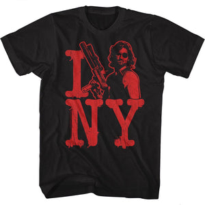Escape From New York T-Shirt I Snake NY Black Tee - Yoga Clothing for You
