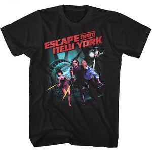 Escape From New York T-Shirt Running Escape Black Tee - Yoga Clothing for You