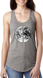 Ladies Peace Tank Top Earth Satellite Symbol Ideal Racerback - Yoga Clothing for You