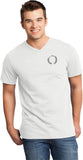 Enso Pocket Print Important V-neck Yoga Tee Shirt - Yoga Clothing for You
