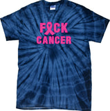 Breast Cancer T-shirt Fxck Cancer Spider Tie Dye Tee - Yoga Clothing for You