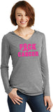 Ladies Breast Cancer T-shirt Fxck Cancer Tri Blend Hoodie - Yoga Clothing for You