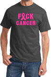 Breast Cancer T-shirt Fxck Cancer Tee - Yoga Clothing for You