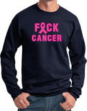Breast Cancer Sweatshirt Fxck Cancer - Yoga Clothing for You