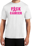 Breast Cancer T-shirt Fxck Cancer Moisture Wicking Tee - Yoga Clothing for You