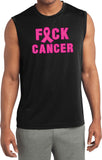 Breast Cancer T-shirt Fxck Cancer Sleeveless Competitor Tee - Yoga Clothing for You