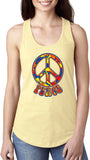 Ladies Peace Tank Top Funky 70's Peace Sign Ideal Tanktop - Yoga Clothing for You