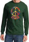 Funky Peace Sign Long Sleeve Shirt - Yoga Clothing for You